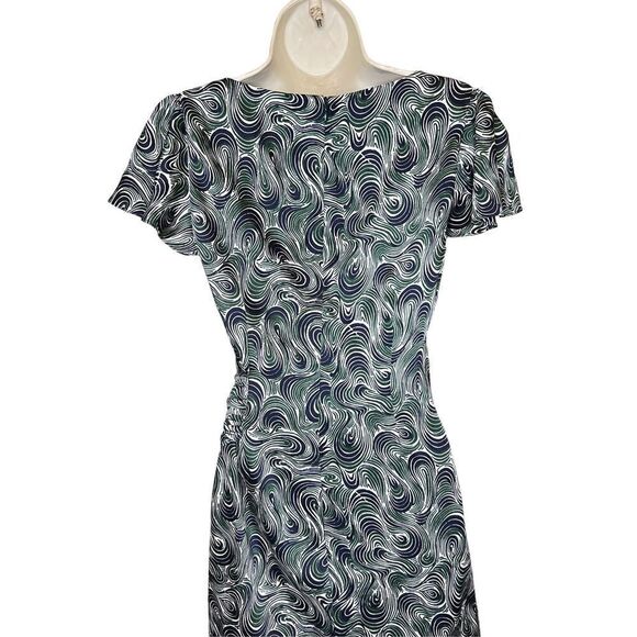 Cinq a Sept Kacydie Dark Emerald Multi Dress NWT Size 2 - Picture 8 of 11